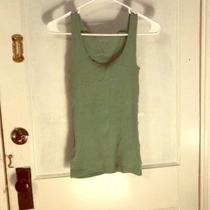 Green tank top